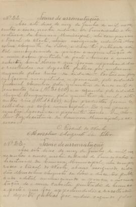 Termo de Arrematação (nº23/1905)