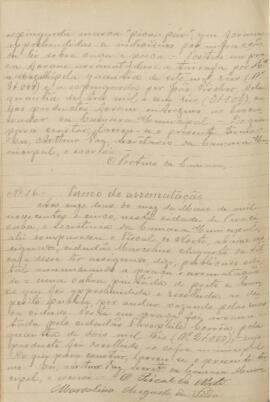 Termo de Arrematação (nº16/1905)