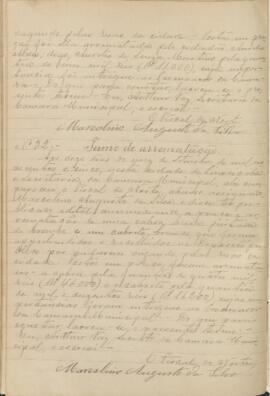 Termo de Arrematação (nº32/1905)