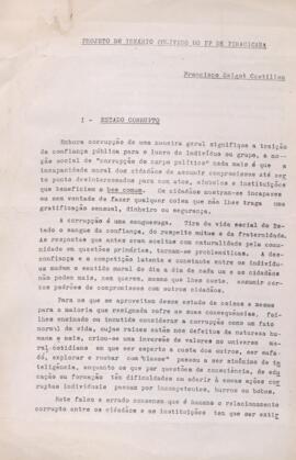 Projeto de Ideário Político