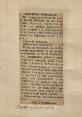 Gazeta de Piracicaba - 09/10/1923