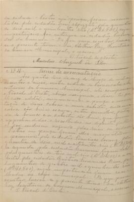 Termo de Arrematação (nº04/1905)