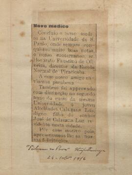 Tribuna do Povo - Itapetininga - 24/12/1916