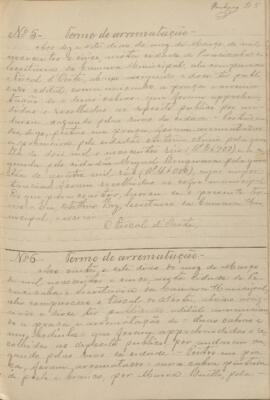 Termo de Arrematação (nº06/1905)