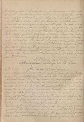 Termo de Arrematação (nº26/1905)