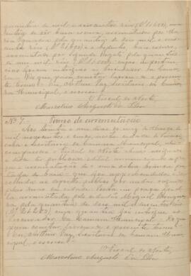 Termo de Arrematação (nº07/1905)