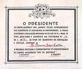 Medalha – C.A. Luiz de Queiroz