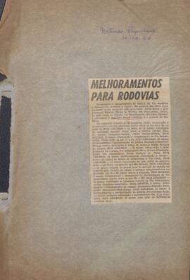 Notícias Populares  “Melhoramentos para Rodovias”