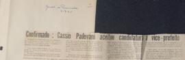 Jornal de Piracicaba - “Confirmado: Cassio Padovani aceitou candidatura a Vice-Prefeito”