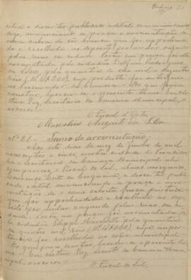 Termo de Arrematação (nº21/1905)