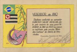 Diploma – Vereador do Ano