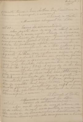 Termo de Arrematação (nº12/1905)