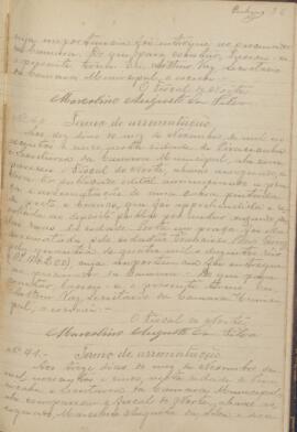 Termo de Arrematação (nº40/1905)