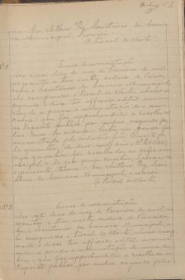 Termo de Arrematação (nº01/1903)
