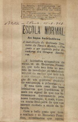Gazeta de Piracicaba - 19/05/1922