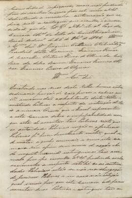Ofício - 30/10/1852