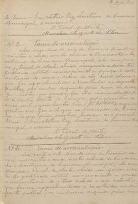Termo de Arrematação (nº03/1905)