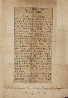 O democrata, de Itapetininga - 15/04/1928