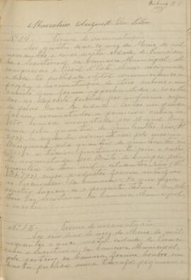 Termo de Arrematação (nº14/1905)