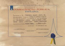 Diploma – Consagração Pública