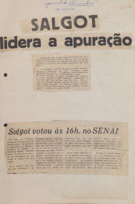 Jornal de Piracicaba “Salgot votou às 16h no SENAI”