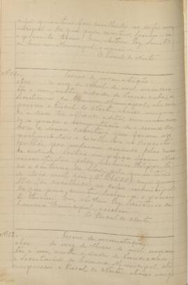 Termo de Arrematação (nº12/1901)