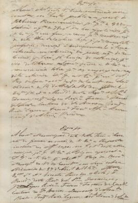 Ofício - 14/04/1849
