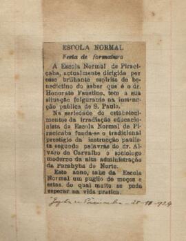 Gazeta de Piracicaba - 28/11/1924