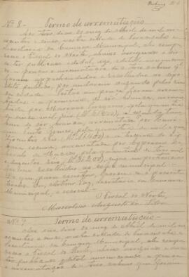 Termo de Arrematação (nº08/1905)