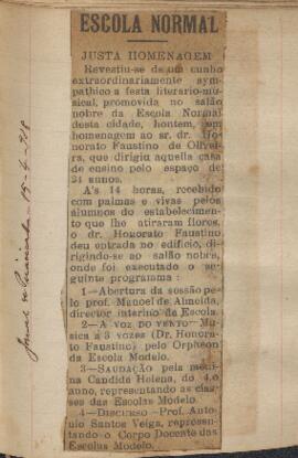Jornal de Piracicaba - 15/04/1928